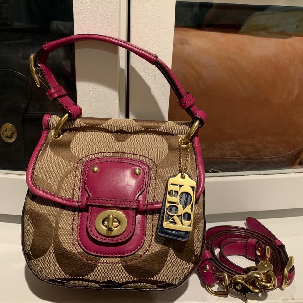 COACH POPPY MINI NEW WILLIS CROSSBODY BAG